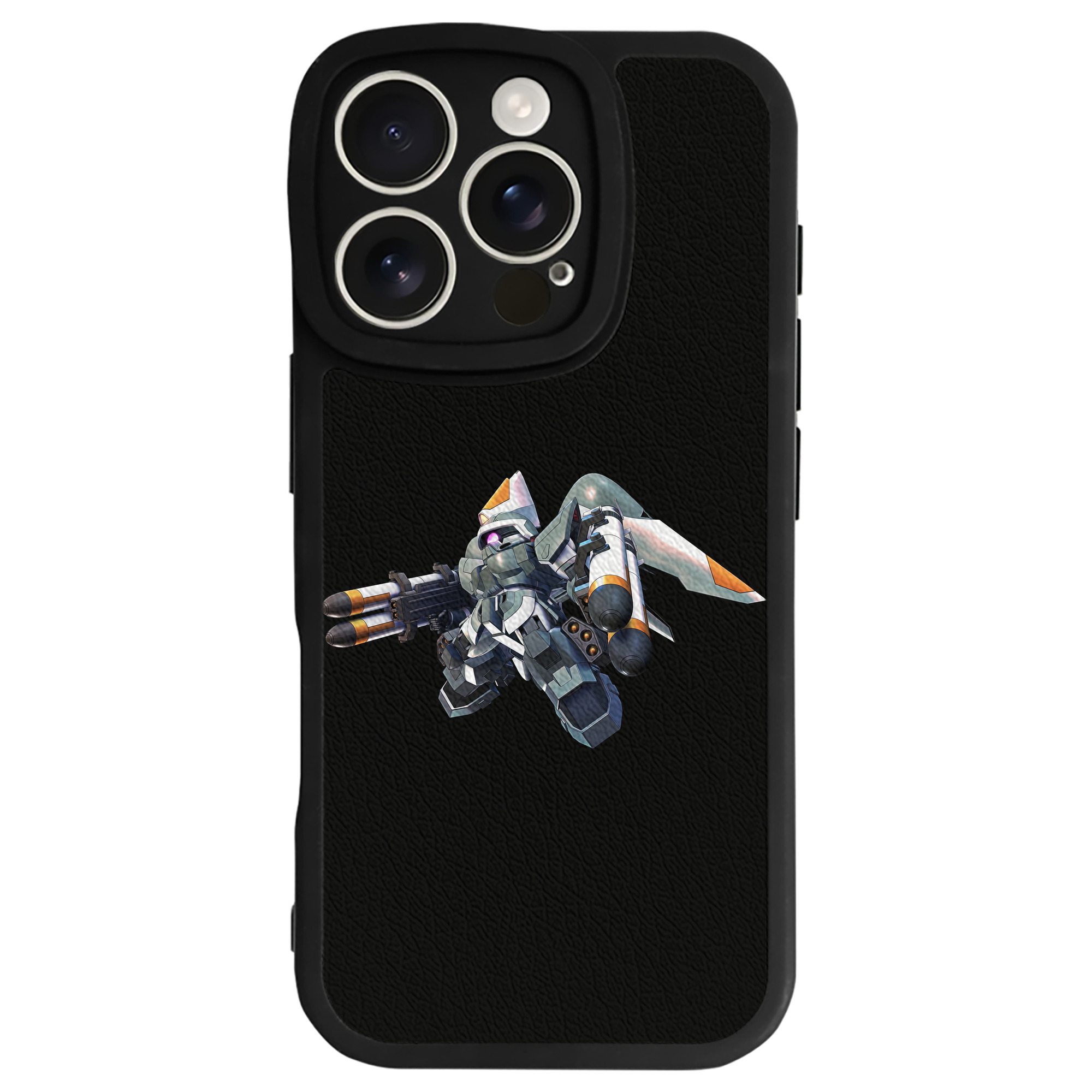 （画像用） 機動戦士ガンダム Mobile Suit Gundam 【iPhone 16シリーズ対応】シリコンスマホケース（レザー調） 材質：シリコン